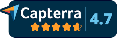 Capterra rating 4.7 out of 5